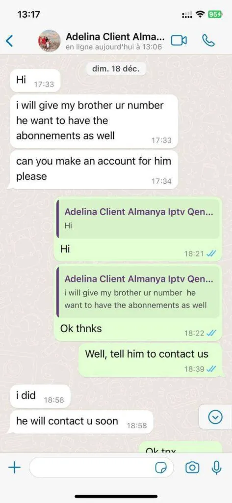 WhatsApp customer support chat screenshot example 5 demonstrating quick resolution